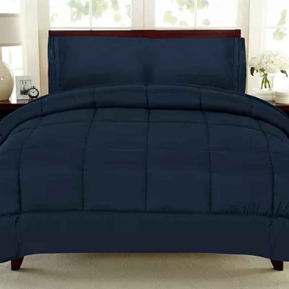 SWEET HOME COLLECTION Down Alternative 7-Pc. Queen Comforter Set - Picture 10 of 11